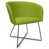 Sessel Nassau mit Kufengestell - grün