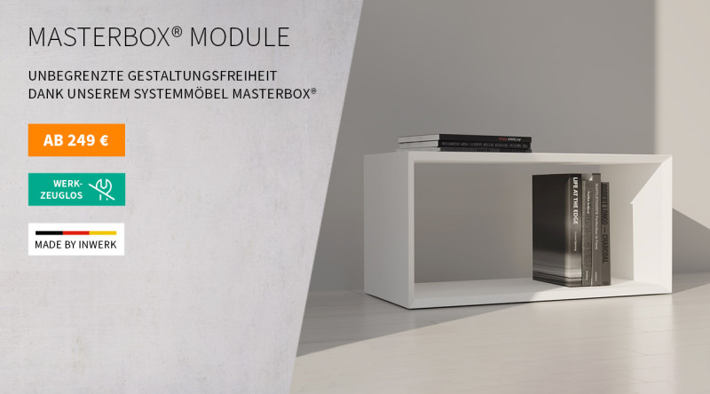 Masterbox® Module – Unbegrenzte Gestaltungsfreiheit dank unserem Systemmöbel Masterbox®