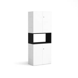 BM78979-WS/masterbox-schrank-5oh-b800-h2000-wei_-schwarz-bm7