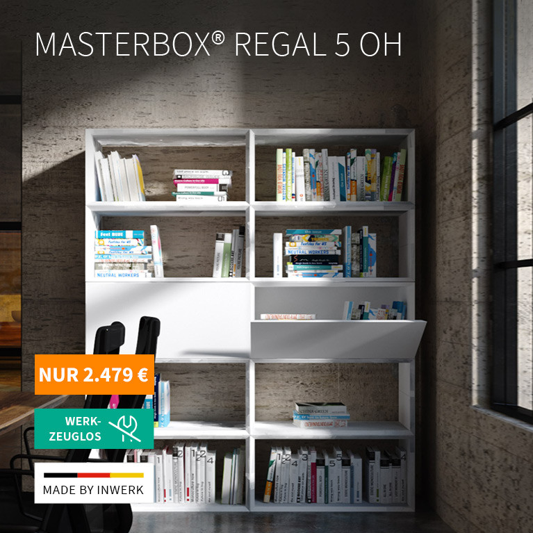 Masterbox® Regal 5 OH – flexible Gestaltung nach Ihren Bedürfnissen