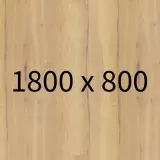 Höhenverstellbarer Schreibtisch Todo - eiche B1800 x T800