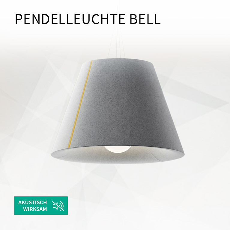 Akustik Pendlleuchte Mute Design Bell