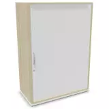 Rollladenschrank Base 3 OH - akazie/weiß