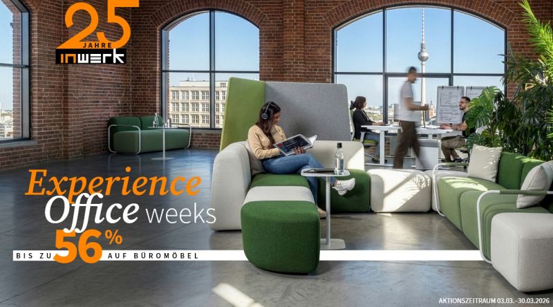 Experience Office Weeks bei Inwerk - bis zu 56% Rabatt