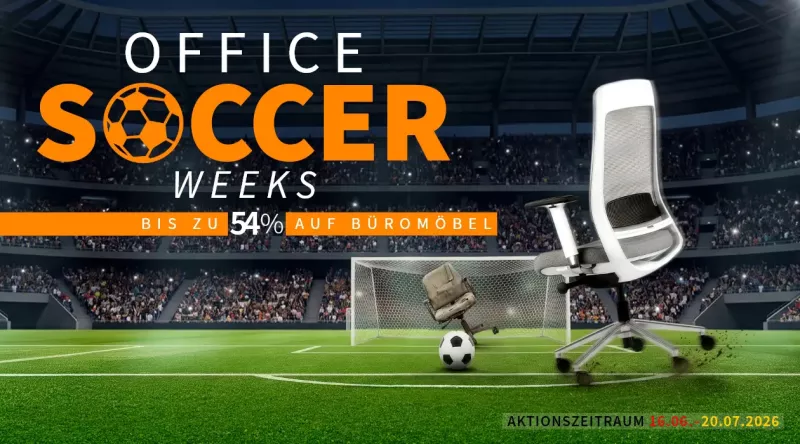 Office Soccer Weeks – Meisterhafte Angebote mit bis zu 54 % Rabatt
