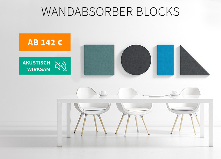 Wandabsorber Mute Design Blocks