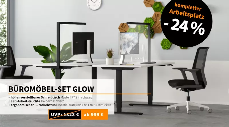 Inwerk Büromöbel-Set Glow zum Aktionspreis