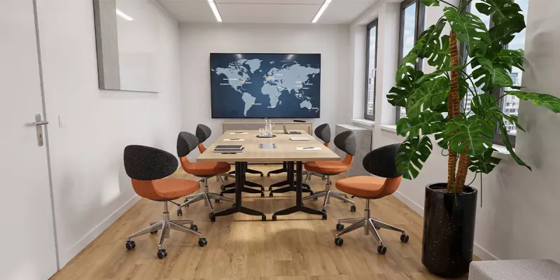 Konferenzraum und Besprechungsraum für bis zu 6 Personen