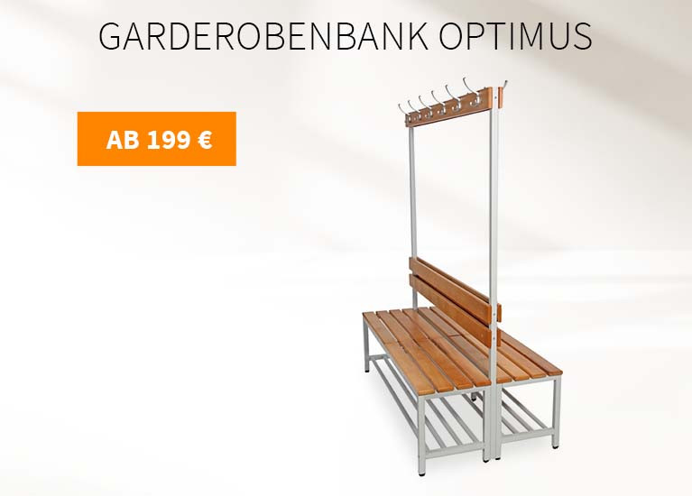 Garderobenbank Optimus