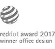 Logo des gewonnen Preises für reddot Award 2017/ Office Design