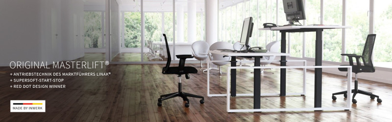 Original Masterlift® Teamschreibtisch