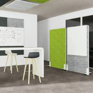 Acoustic Wall  Mobiler Raumteiler aus Akustikvlies