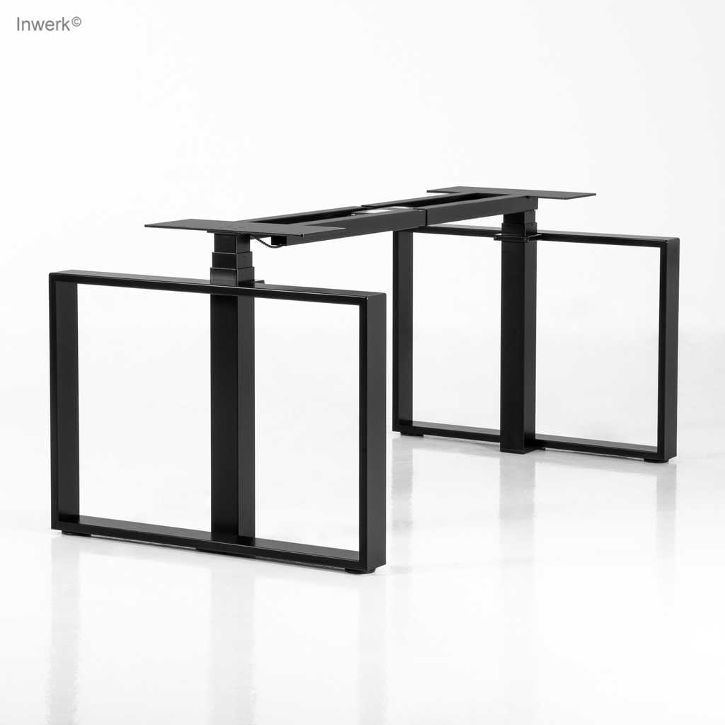 Schreibtischgestell schwarz schwarzes Schreibtischgestell ohne Platte