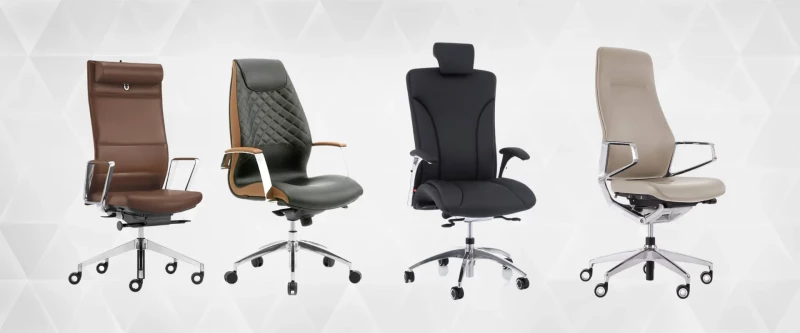 Bürostühle aus Leder