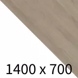 Höhenverstellbarer Schreibtisch easyUP 2 - weiß/eiche grau B1400 x T700