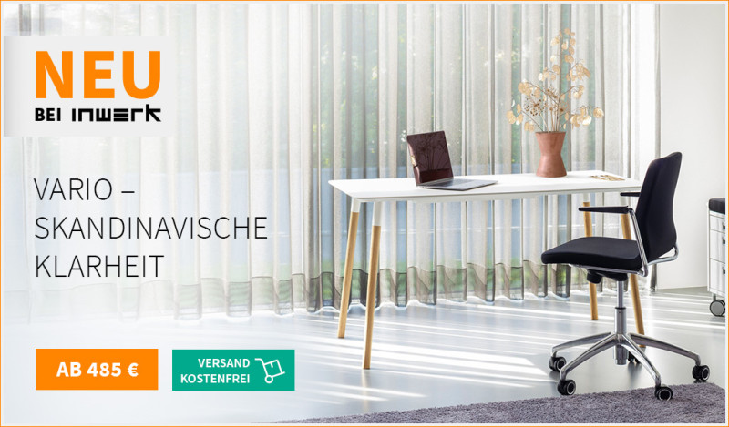 Neu bei Inwerk – Tischserie Vario