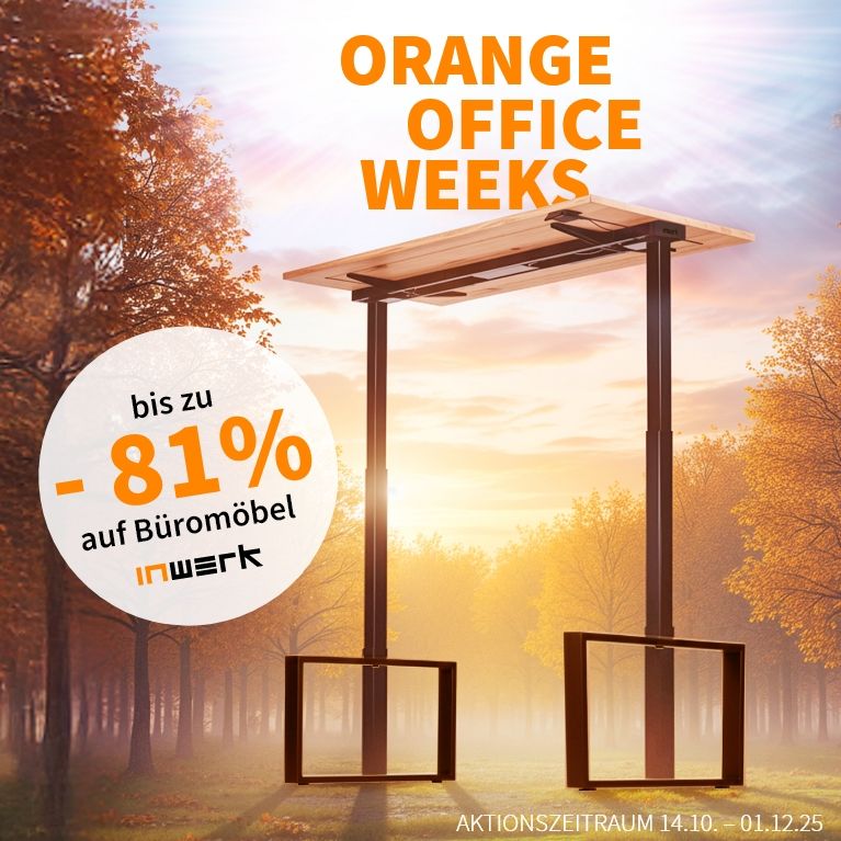 Orange Office Weeks bei Inwerk - bis zu 81% Rabatt