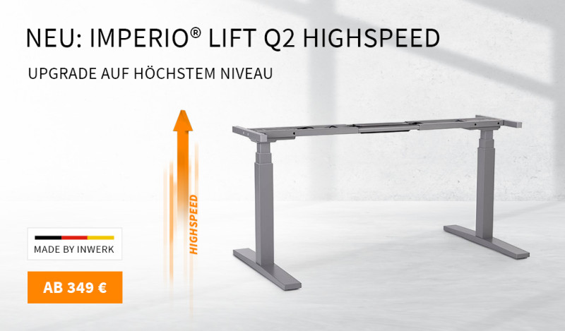 Steh-Sitz-Tischgestell Imperio® Lift Highspeed
