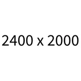 Höhenverstellbar Imperio® Lift Corner - weiß/schwarz B2400 x T2000