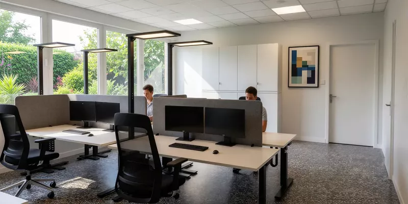 Klassisch modernes Büro für 4 Mitarbeitende