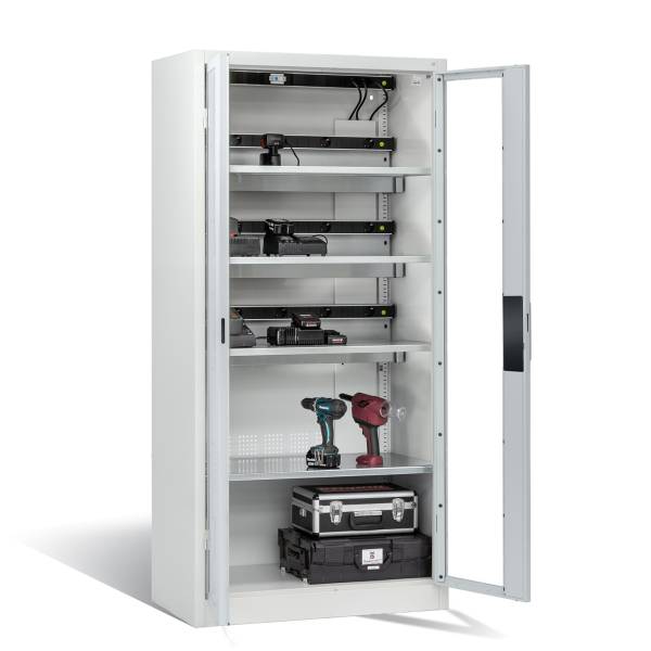 BM90712-Akkuladeschrank C+P-Serie-8921-mit-Lueftung-und-Plex