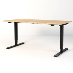 BM093378_Höhenverstellbarer_Schreibtisch Masterlift2_schwarz