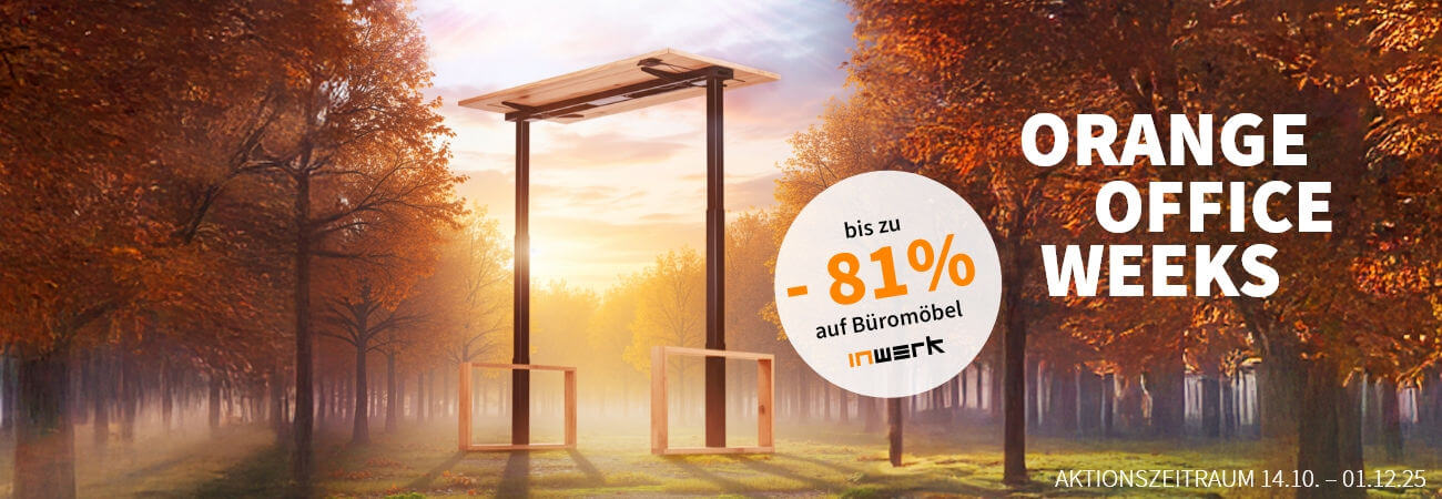Orange Office Weeks bei Inwerk - bis zu 81% Rabatt