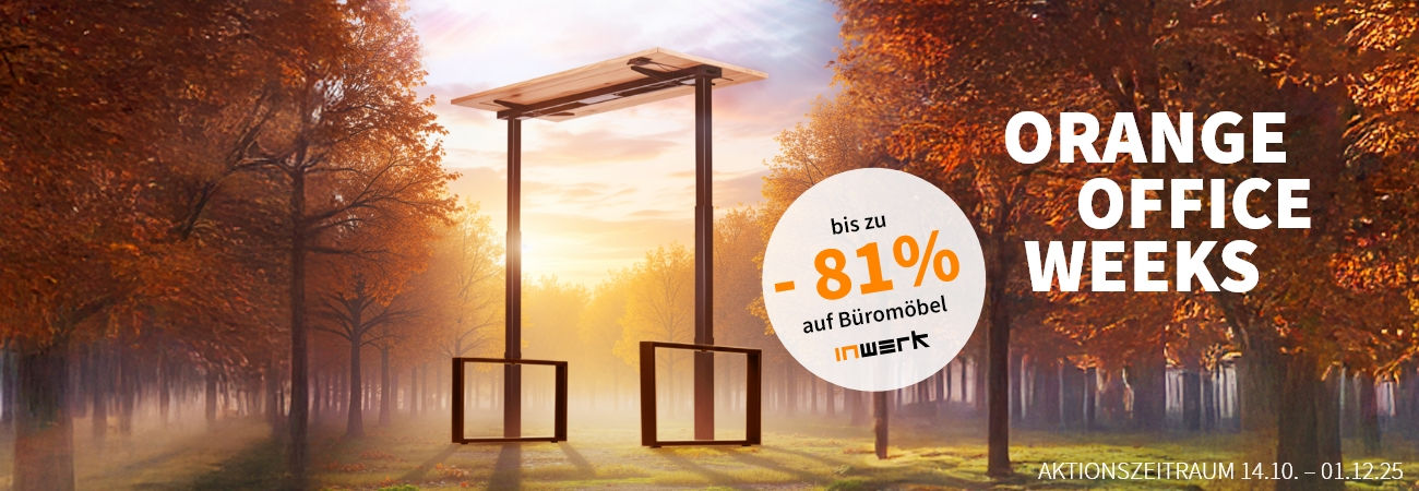 Orange Office Weeks bei Inwerk - bis zu 81% Rabatt